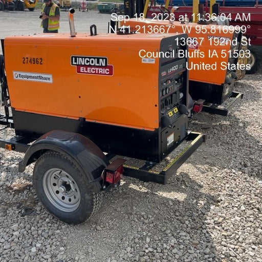 2022 Lincoln Electric LE400 Kubota V1505, Trlr, Cable Rack, Light Kit, ES Decals, T3
