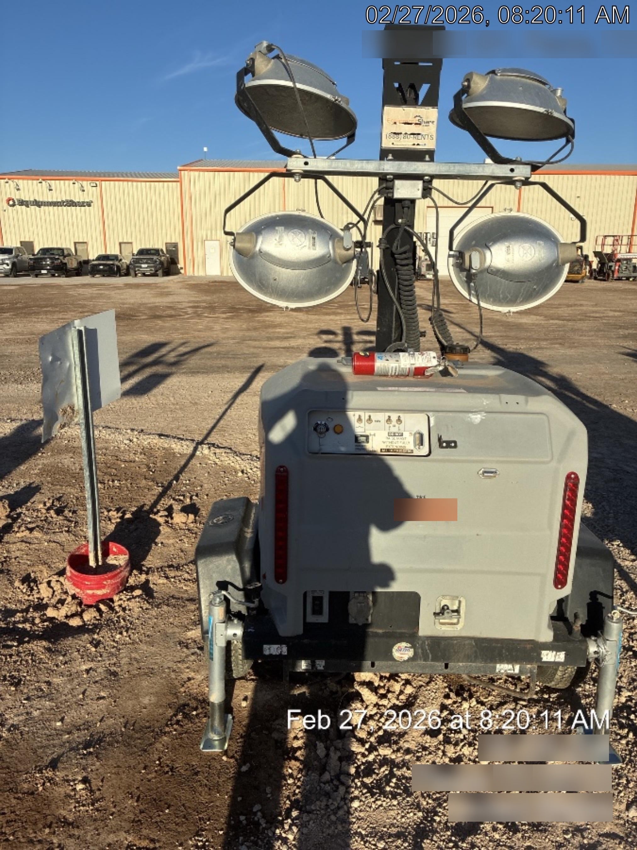 2018 Wacker Neuson LTV6K-MH Wacker Neuson LTV6K Towable Light Tower