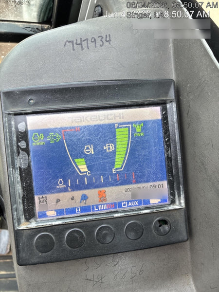 2019 Takeuchi TB290 Takeuchi TB290 Cab/Heat/AC w/Rubber Tracks, Auxiliary Hydraulics, Dozer Blade, Manual QC w/ 18/24/36" Buckets, Hydraulic Thumb Installed