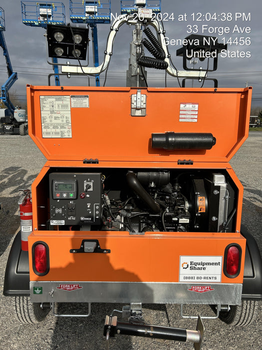 2024 Wanco WLTT-4MM4K Diesel, Deep Sea Controller, Shore Power Plug, Auto Start, (4) 350W LED Floodlights, 4kW Generator, 60 Gal Fuel Tank, 2" Ball, T3