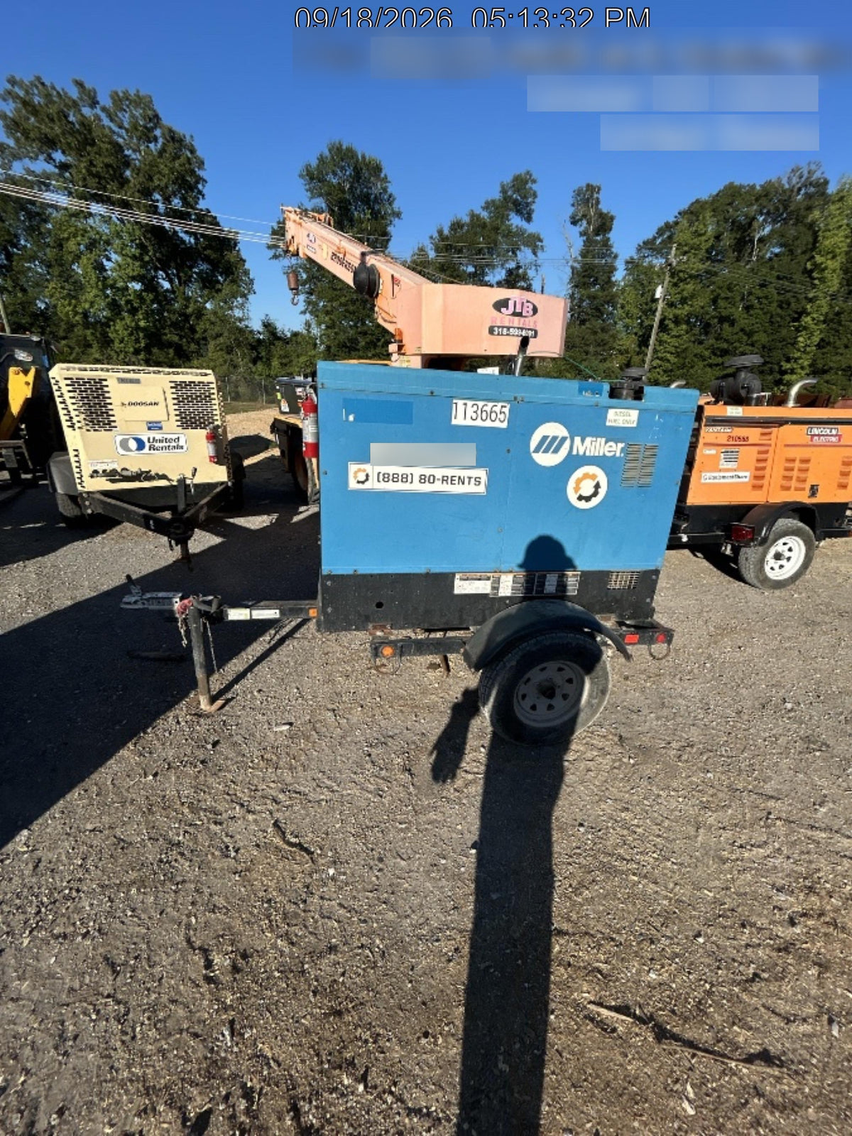 2020 Miller Electric BB500 BIG BLUE 500 PRO (KUBOTA) DELUXE W/ ARCREACH