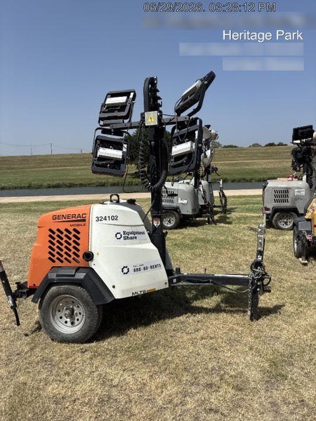 2023 Generac MLT2 Diesel, Flex Switch 120V Input, Powerzone Controller, (4) 320W LED Lights, 4kW Generator, 39.9 Gal Fuel Tank, 2" Ball, T3