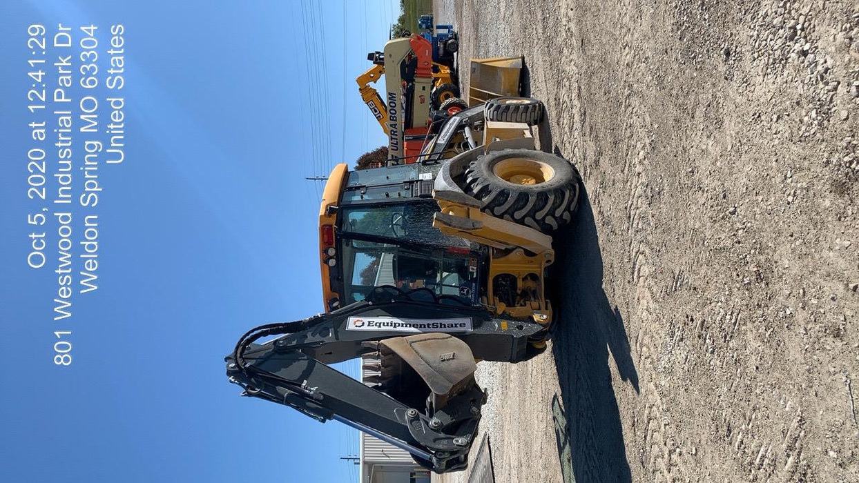 2020 John Deere 310LEP Cab/Heat/Air, 4WD, Standard Stick, Pilot Controls, 2 Way Hydraulics, TAG Manual QC