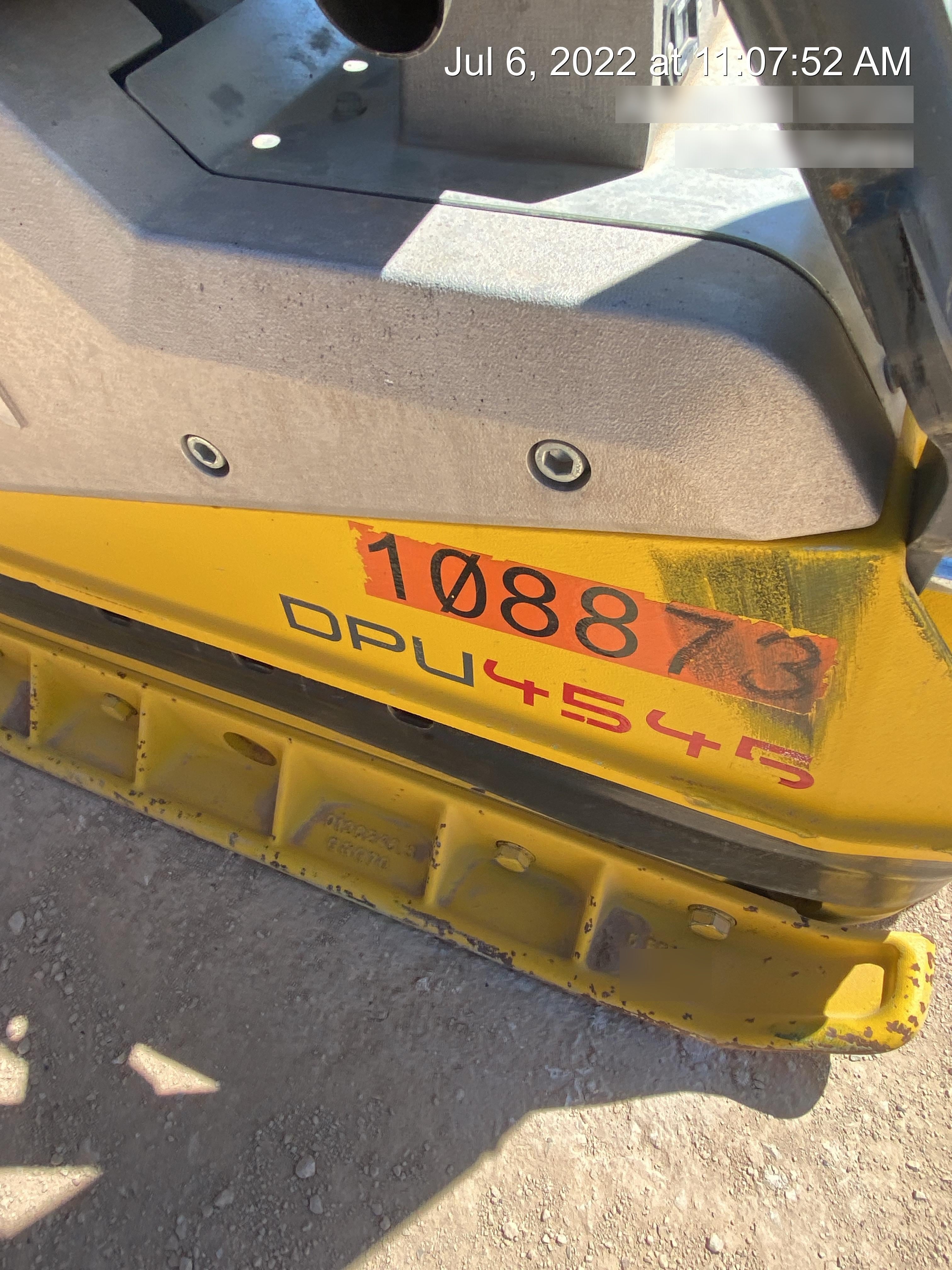 2020 Wacker Neuson DPU4545HEH Reversible Plate Compactor, Diesel