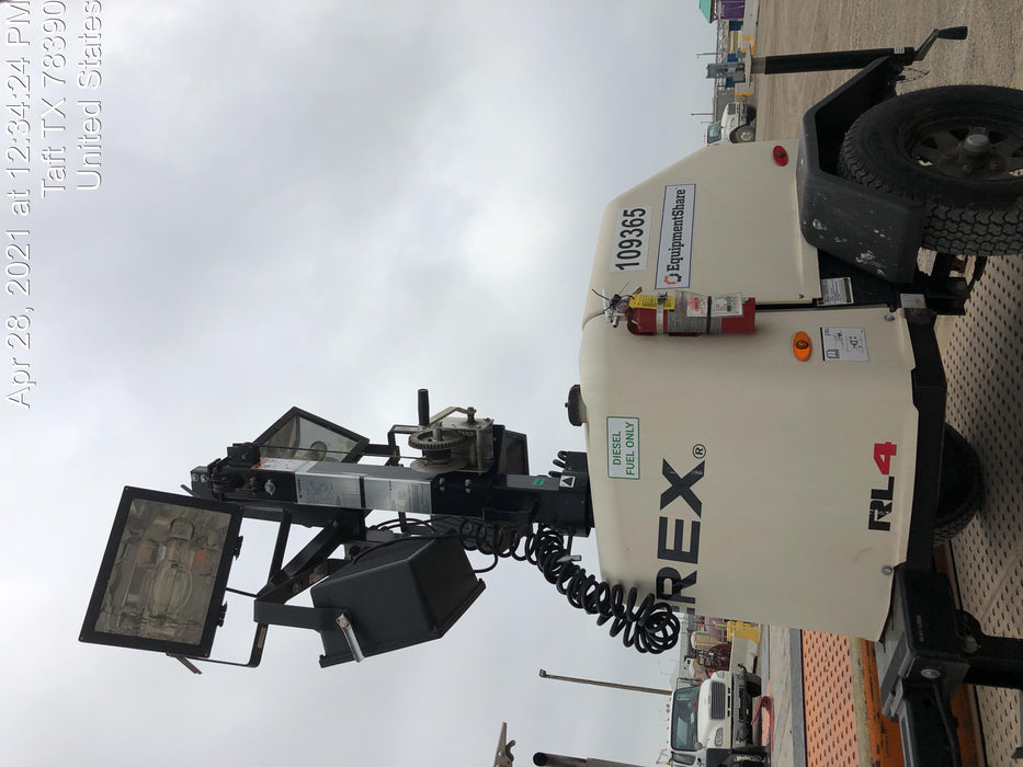 2020 Genie RL4 6kW Light Plant - Metal Halide