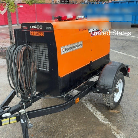 2022 Lincoln Electric LE400 Kubota V1505, Trlr, Cable Rack, Light Kit, ES Decals, T3