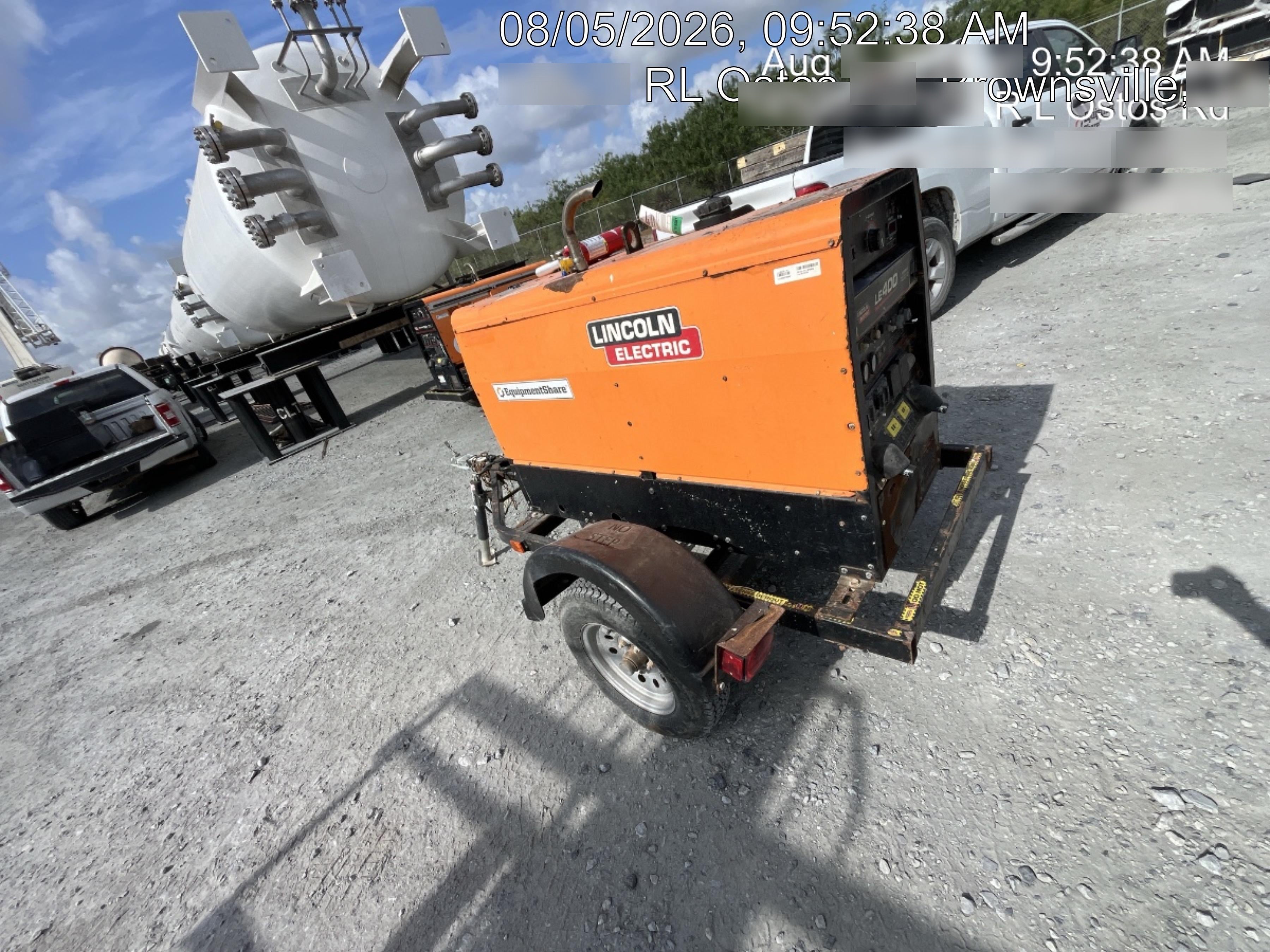 2022 Lincoln Electric LE400 Kubota V1505, Trlr, Cable Rack, Light Kit, ES Decals, T3