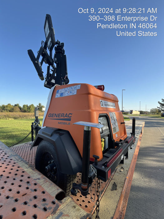 2024 Generac MLT2 Diesel, Flex Switch 120V Input, Powerzone Controller, 
(4) 320W LED Lights, 4kW Generator, 39.9 Gal Fuel Tank, 2" Ball, T3