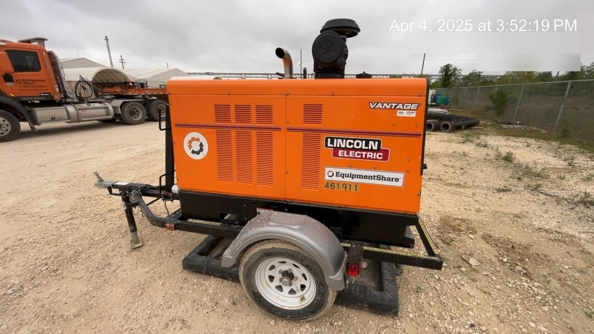 2022 Lincoln Electric Vantage 549X Crosslink Technology, Trailer Mounted, ES Decals, T3