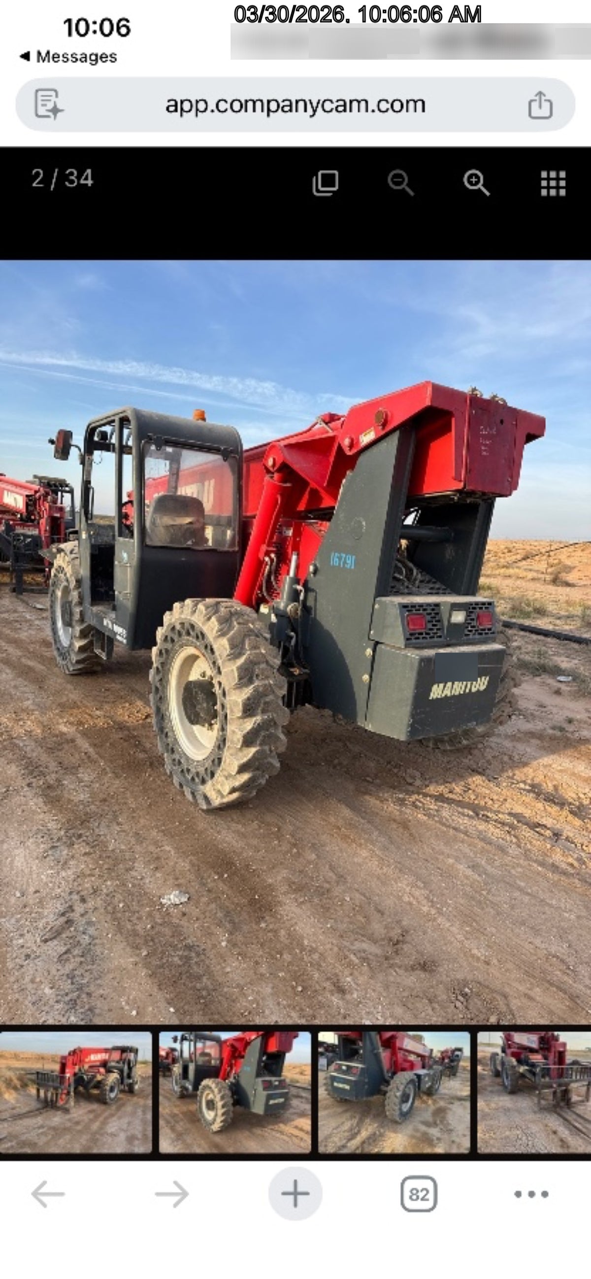 2019 MANITOU MTA10055