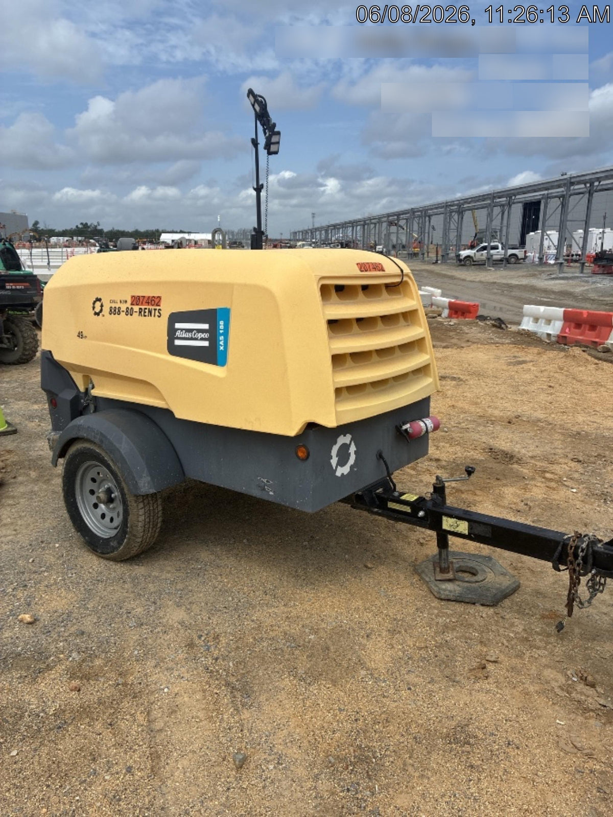 2022 ATLAS COPCO XAS188 CWK