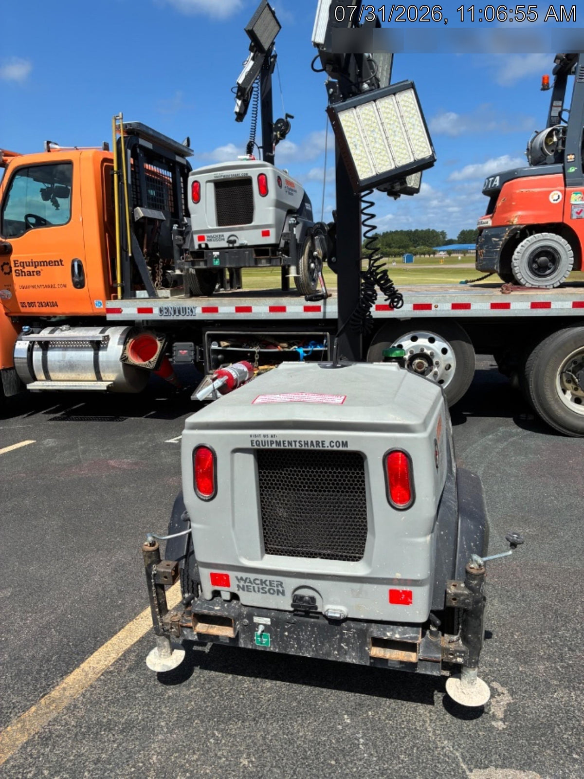 2024 Wacker Neuson LTT4 Diesel, Kohler KDW702, Deep Sea Controller, Auto Start, LED 320W, Bypass Outlet, T3