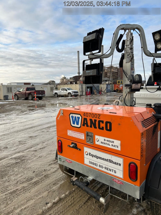 2024 Wanco WLTT-4MM4K Diesel, Deep Sea Controller, Shore Power Plug, Auto Start, (4) 350W LED Floodlights, 4kW Generator, 60 Gal Fuel Tank, 2" Ball, T3