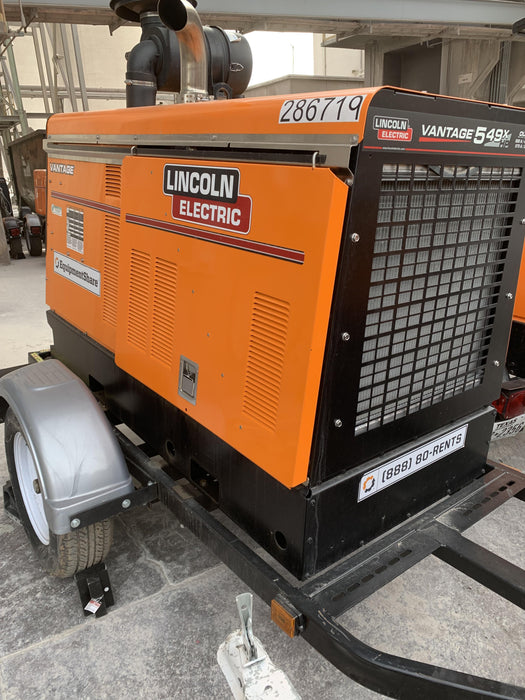 2022 Lincoln Electric Vantage 549X Crosslink Technology, Trailer Mounted, ES Decals, T3