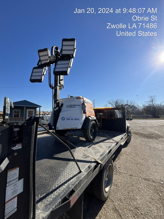 2023 Generac MLT2 Diesel, Flex Switch 120V Input, Powerzone Controller, (4) 320W LED Lights, 4kW Generator, 39.9 Gal Fuel Tank, 2" Ball, T3