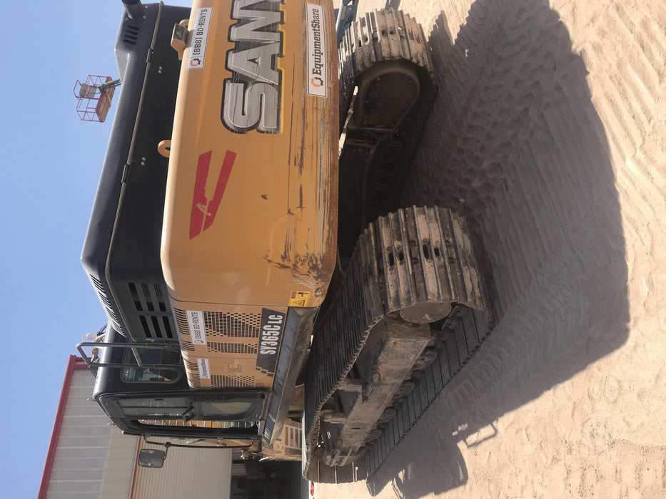 2019 Sany SY365C LC Sany SY365 Tier 4 - Cab, Hydraulic QC, Buckets: 48", Hydraulic Hammer 8,000lb impact class