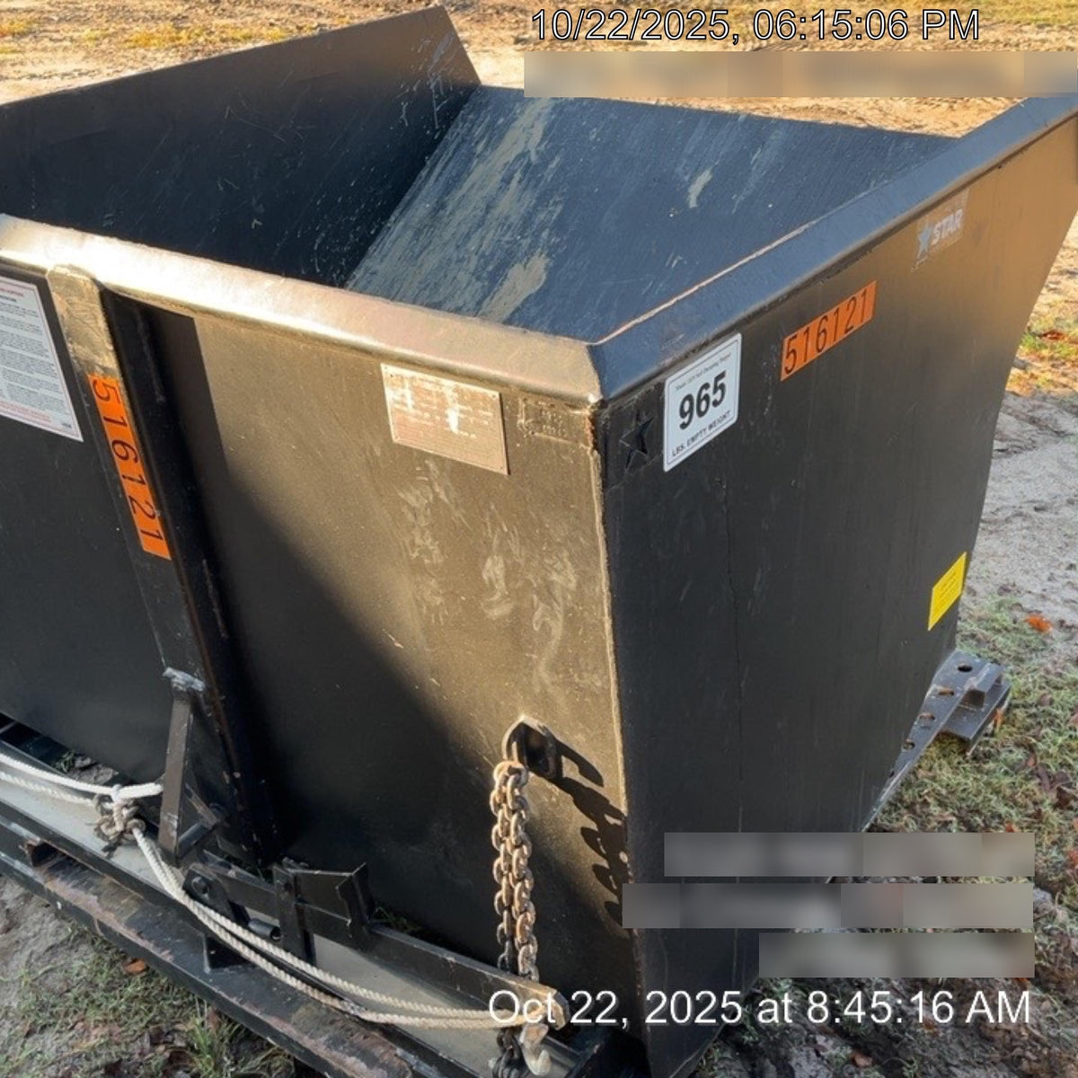 2025 STAR INDUSTRIES M-1820 - Self-Dump Hopper