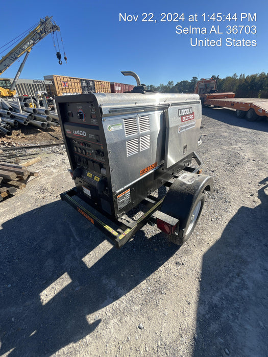 2024 Lincoln Electric LE400 Kubota V1505, Trlr, Cable Rack, Light Kit, ES Decals, T3