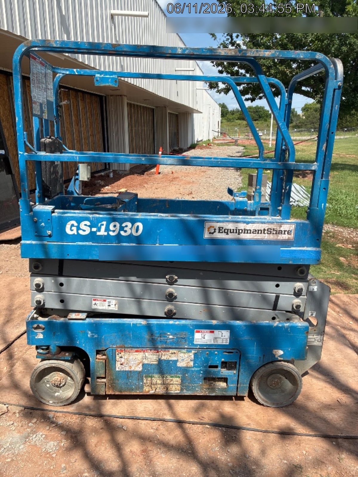 2019 Genie GS-1930 Fixed rails with chain Entry