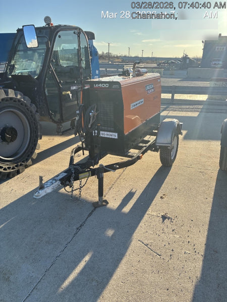 2022 Lincoln Electric LE400 Kubota V1505, Trlr, Cable Rack, Light Kit, ES Decals, T3