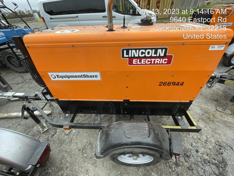 2022 Lincoln Electric LE400 Kubota V1505, Trlr, Cable Rack, Light Kit, ES Decals, T3
