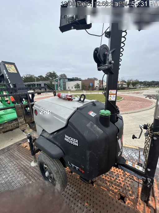 2024 Wacker Neuson LTT4 Diesel, Kohler KDW702, Deep Sea Controller, Auto Start, LED 320W, Bypass Outlet, T3