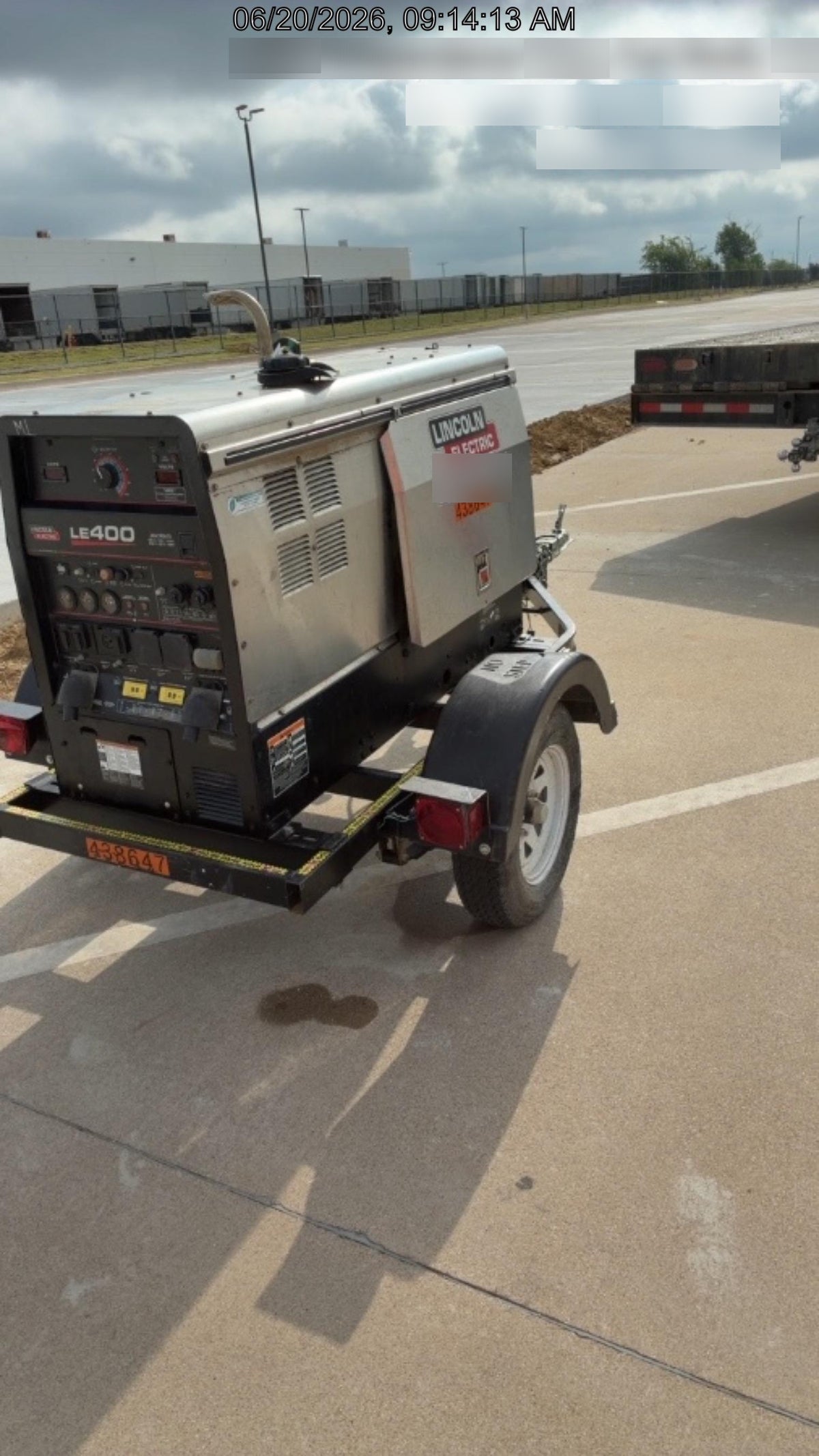 2024 Lincoln Electric LE400 Kubota V1505, Trlr, Cable Rack, Light Kit, ES Decals, T3