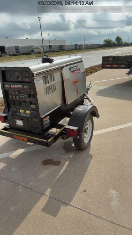 2024 Lincoln Electric LE400 Kubota V1505, Trlr, Cable Rack, Light Kit, ES Decals, T3