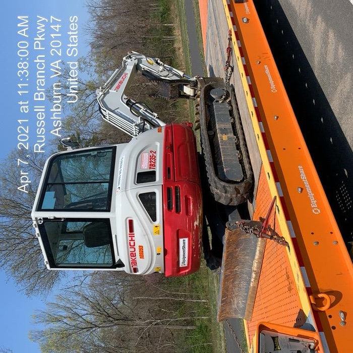 2020 Takeuchi TB235-2CR Cab/Heat/Air, Rubber Tracks, Manual TAG QC