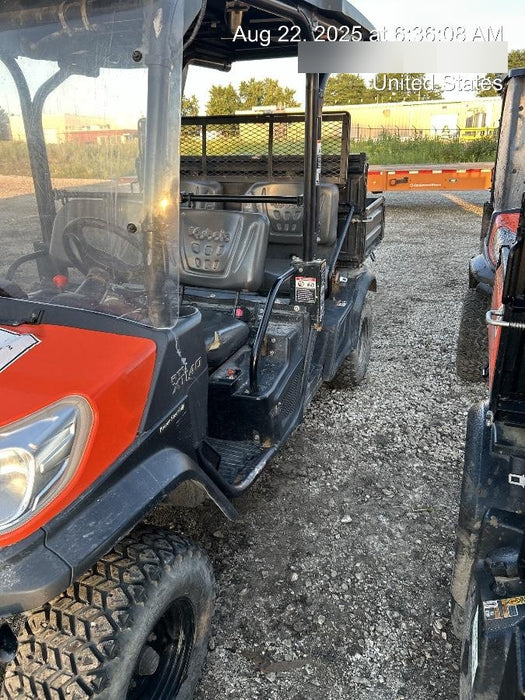2022 Kubota RTV-X1140W-H Plastic Canopy, Windshield Acrylic Clear, LED Strobe Light, Wire Harness Kit, Back up Alarm