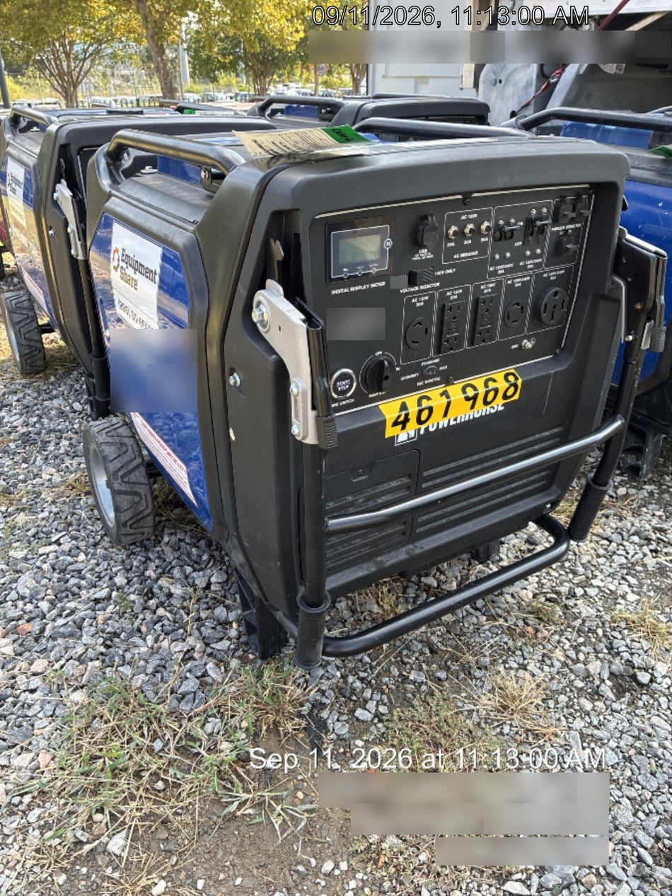 2024 Powerhouse POWERHOUSE7500I Powerhorse Inverter Generator, 7,500 Surge Watts, 6,500 Rated Watts, Electric Start, Gasoline, 6.6 Gal Capacity, Part # 74006