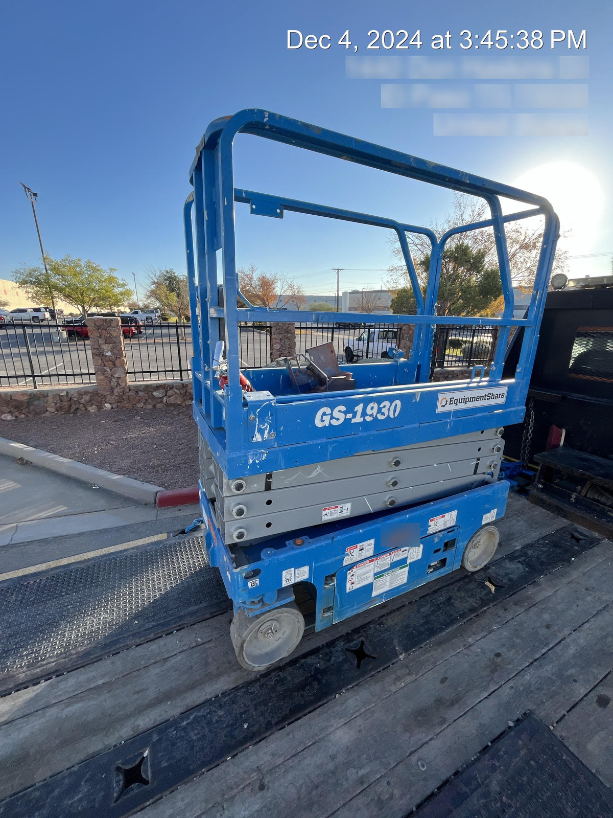 2020 Genie GS-1930 Standard Machine