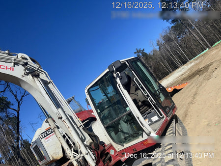 2019 Takeuchi TB290 Cab, AC, Rubber Tracks, Dozer Blade, Travel Alarm, Control Pattern Change Valve, Auxiliary Hydraulics w/18" Quick Coupler Bucket with teeth, 6.2 cu. ft. capacity/24" Quick Coupler Bucket with teeth, 8.6 cu. ft. capacity/36" Quick Coupler Bucket with teeth, 13.4 cu. ft. capacity, Quick Coupler, Hydraulic Thumb Installed