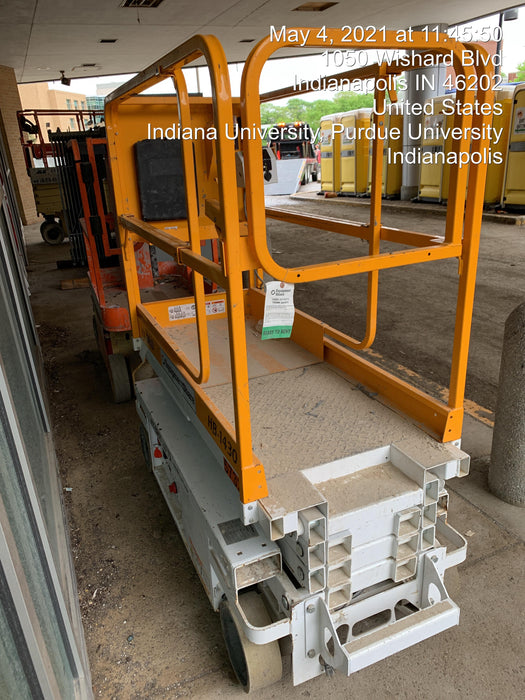Custom Equipment HB-1430 <ul>
 <li>Hy-Brid Scissor Lift</li>
  <li>Platform capacity up to 670 lbs.</li>
  <li>Working height up to 20 ft</li>
  <li>Weighs under 1,700 lbs.</li>
  <li>Non-marking wheels </li>
</ul>