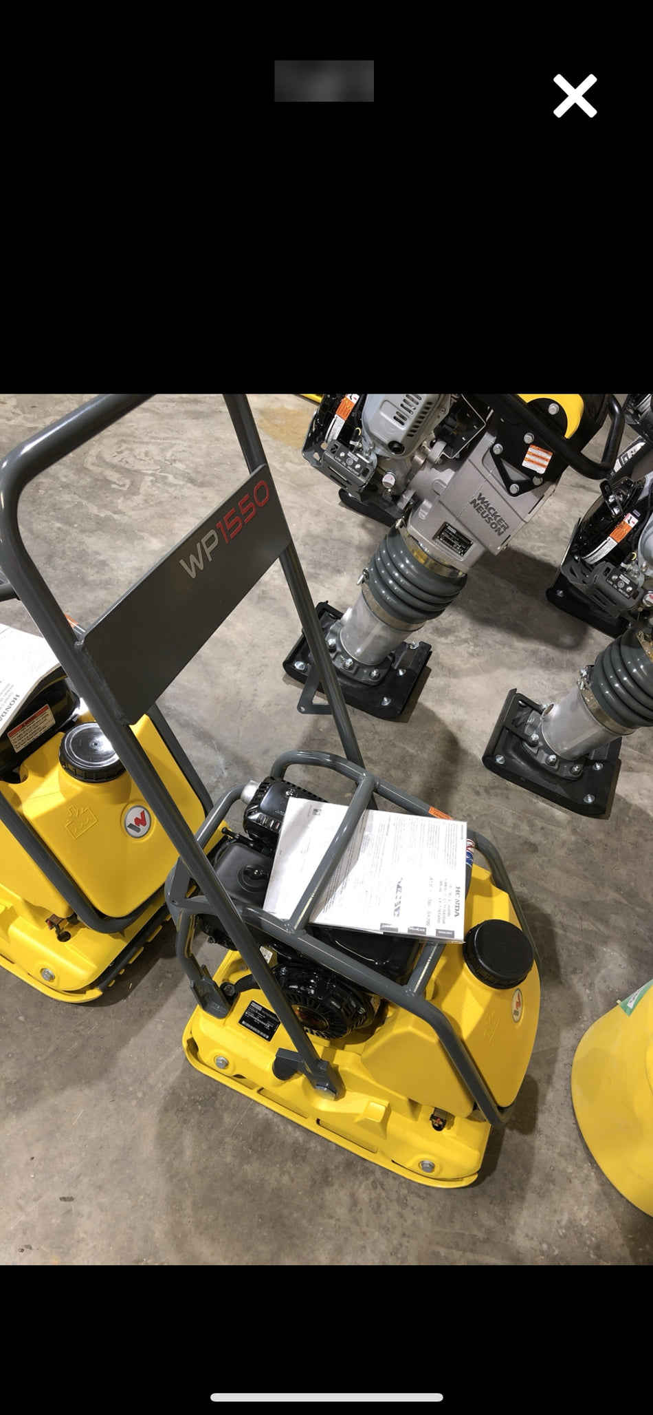 2019 WACKER NEUSON WP1550AW