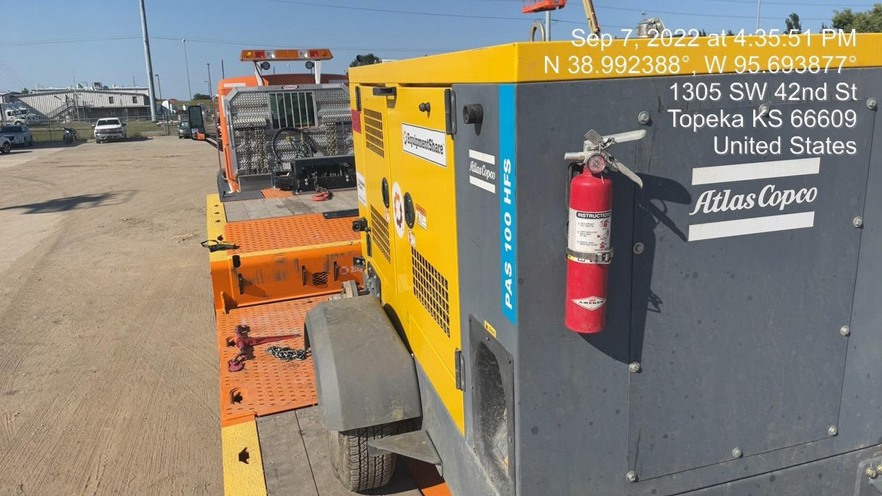 2020 ATLAS COPCO PAS 100 HF CS Enclosed