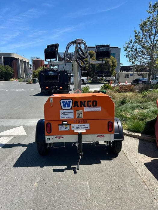 2024 Wanco WLTT-4MM4K Diesel, Deep Sea Controller, Shore Power Plug, Auto Start, (4) 350W LED Floodlights, 4kW Generator, 60 Gal Fuel Tank, 2" Ball, T3