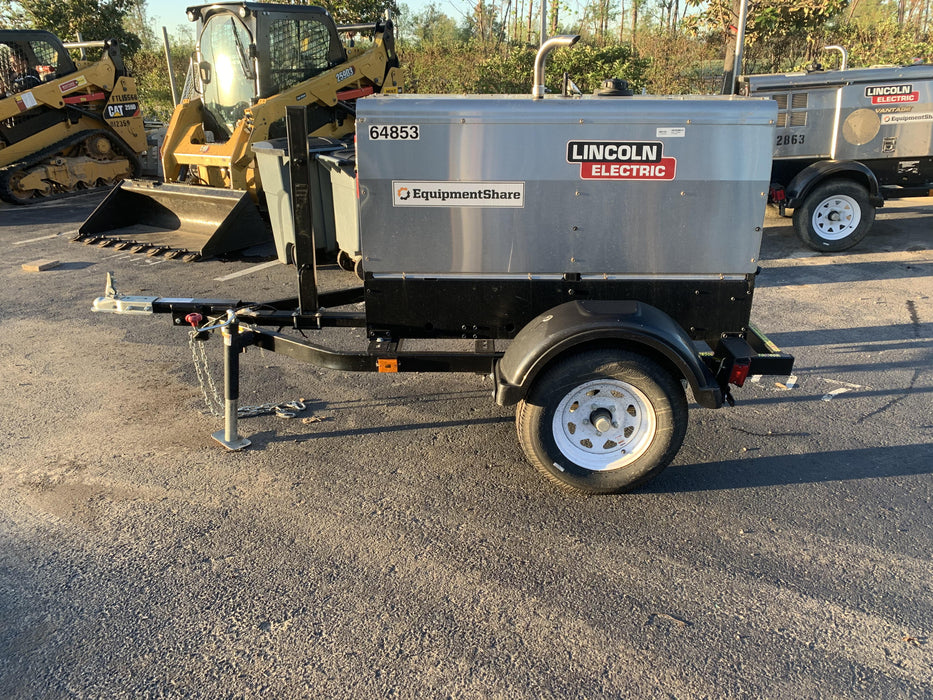 2020 Lincoln Electric Vantage 322 Welder Ready-Pak 3, w/ GPS & Decals (includes trailer, cable rack, fender light kit)