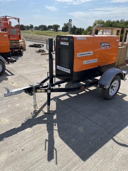 2022 Lincoln Electric LE400 Kubota V1505, Trlr, Cable Rack, Light Kit, ES Decals, T3