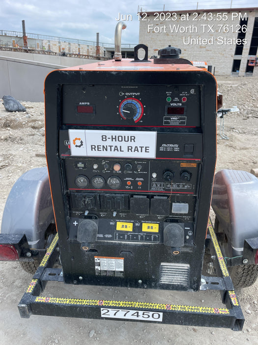 2022 Lincoln Electric LE400 Kubota V1505, Trlr, Cable Rack, Light Kit, ES Decals, T3