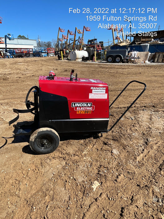 2021 Lincoln Electric Ranger 305 LPG K3430-1, Ranger 305 LPG, Undercarriage, Tank Holder & Strap, 10kw AC Gen, 25hp Kohler LPG Eng