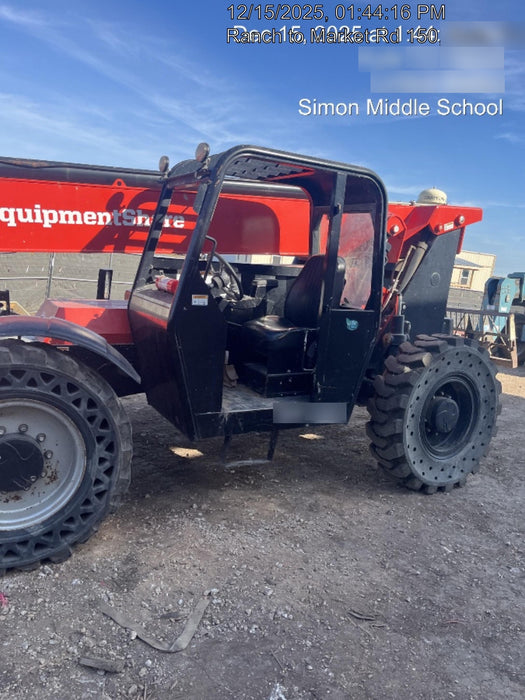 2019 Manitou MTA10055 Canopy, 120 HP, Solid Tires, Work Lights, Lift Hook, Auxiliary Hydraulics 66" Carriage and 60" Forks