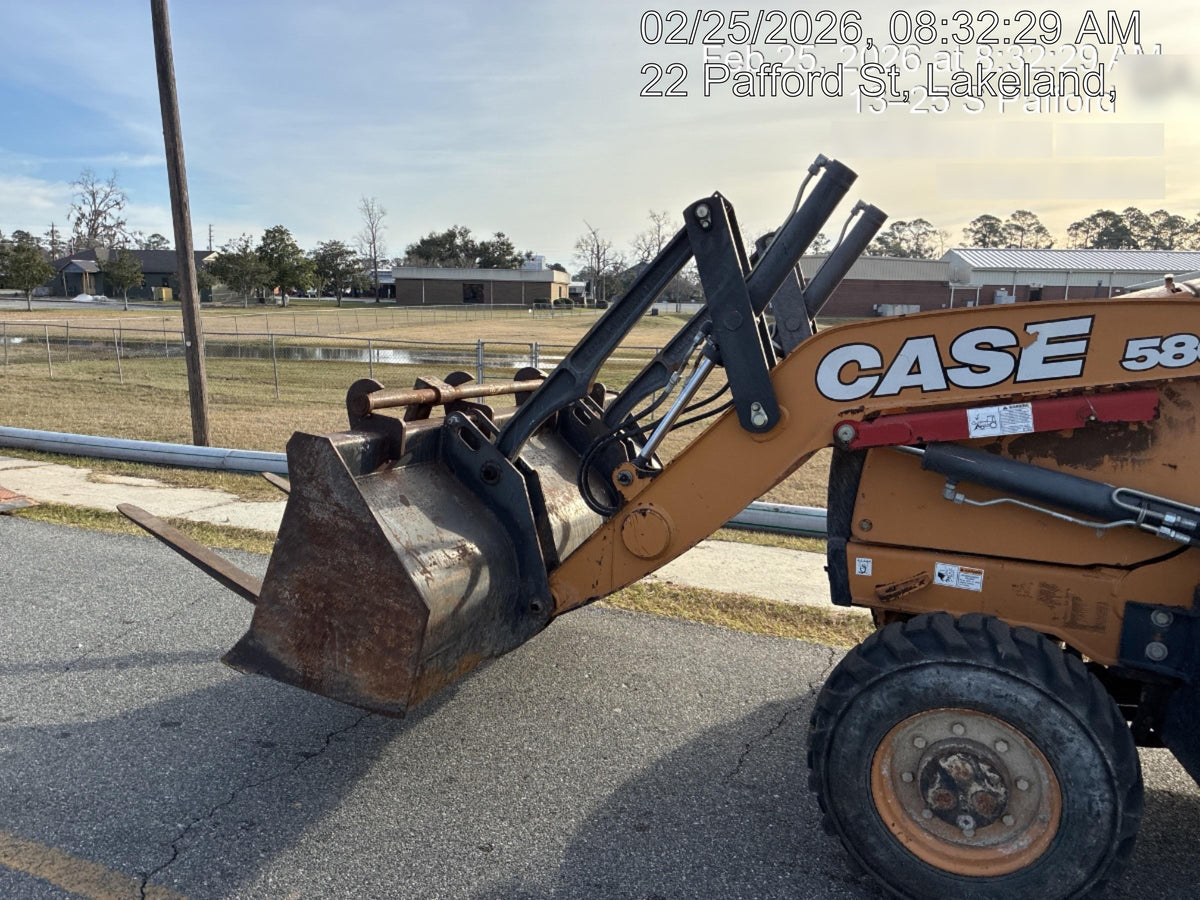 2018 Case 580N STANDARD HOE, ROPS, PILOT CONTROLS, AUX HYD