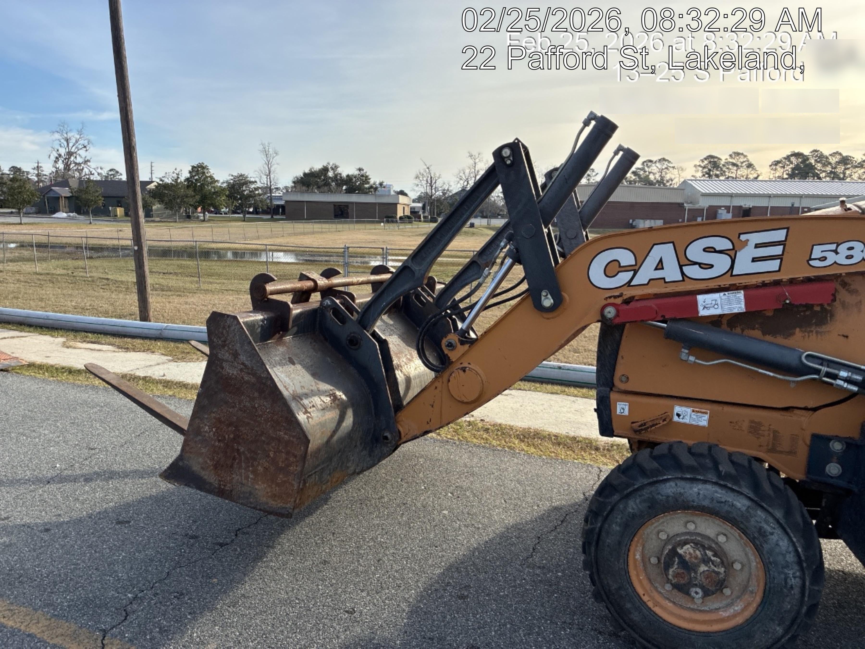 2018 Case 580N STANDARD HOE, ROPS, PILOT CONTROLS, AUX HYD