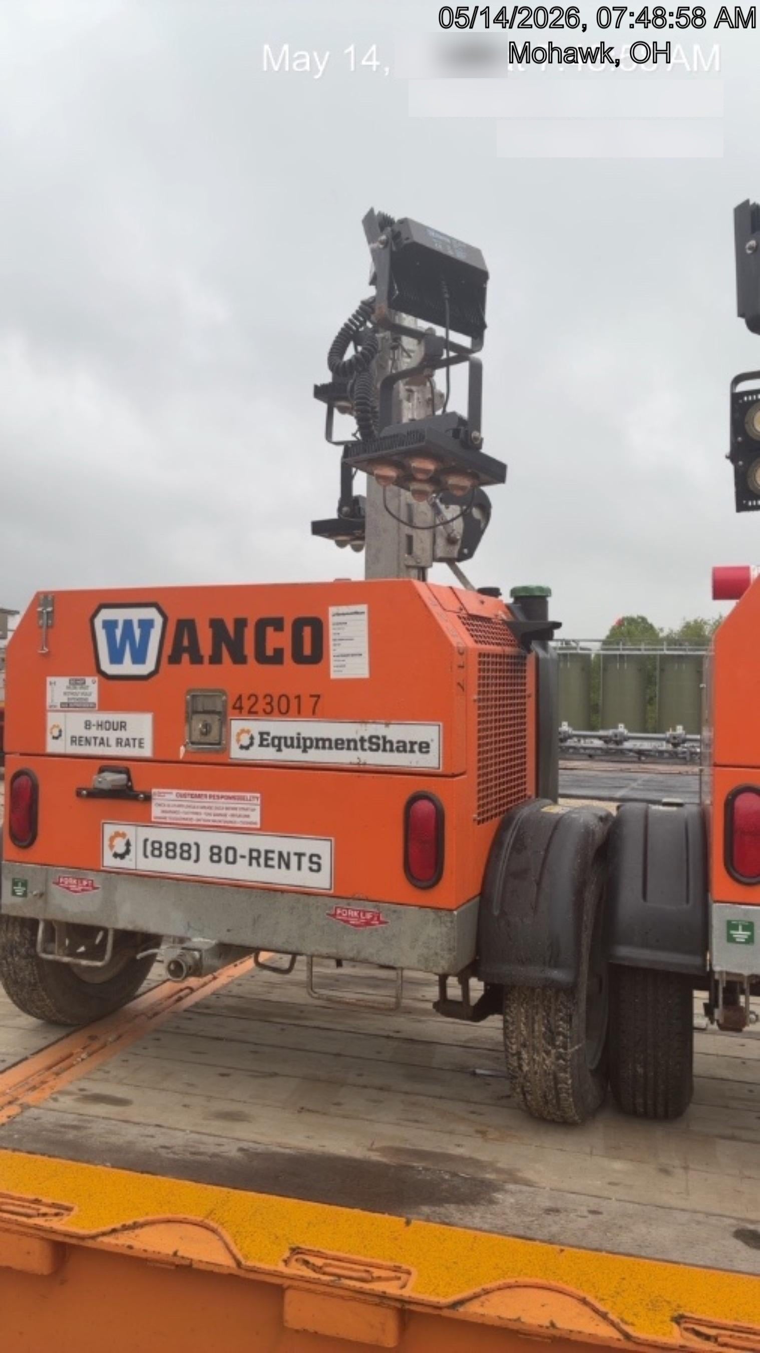 2024 Wanco WLTT-4MM4K Diesel, Deep Sea Controller, Shore Power Plug, Auto Start, (4) 350W LED Floodlights, 4kW Generator, 60 Gal Fuel Tank, 2" Ball, T3