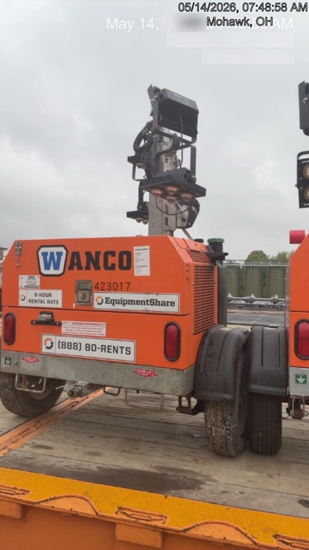 2024 Wanco WLTT-4MM4K Diesel, Deep Sea Controller, Shore Power Plug, Auto Start, (4) 350W LED Floodlights, 4kW Generator, 60 Gal Fuel Tank, 2" Ball, T3
