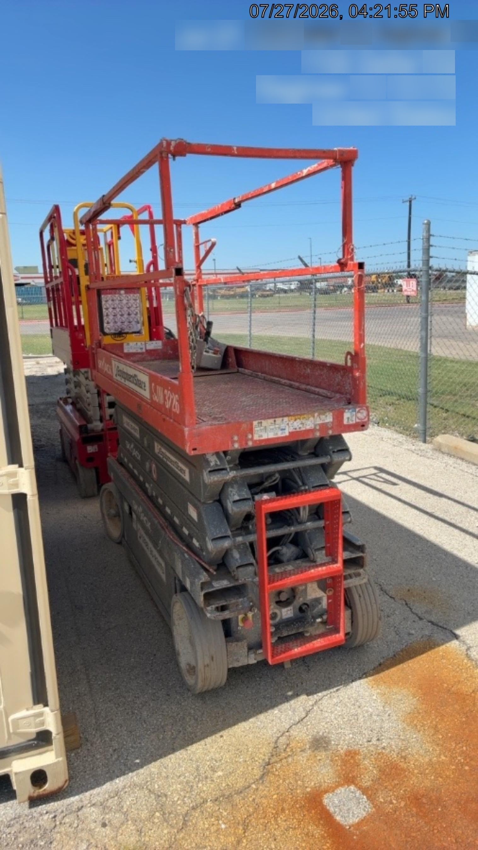 2016 Skyjack SJIII-3226 Standard Options