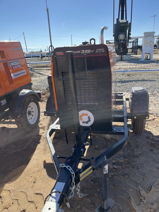 2021 Lincoln Electric Vantage 322 Vantage 322 Ready Pak 3 w/ Decals, ORANGE (includes trailer, cable rack, fender light kit) NO Telematics