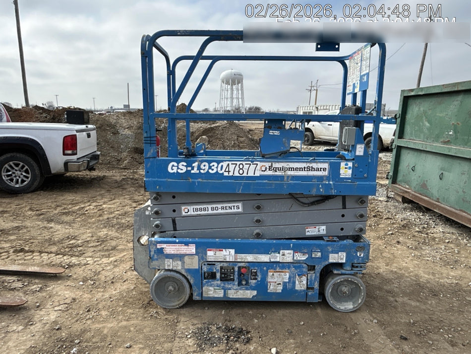 2019 Genie GS-1930 Fixed Rails with Chain Entry