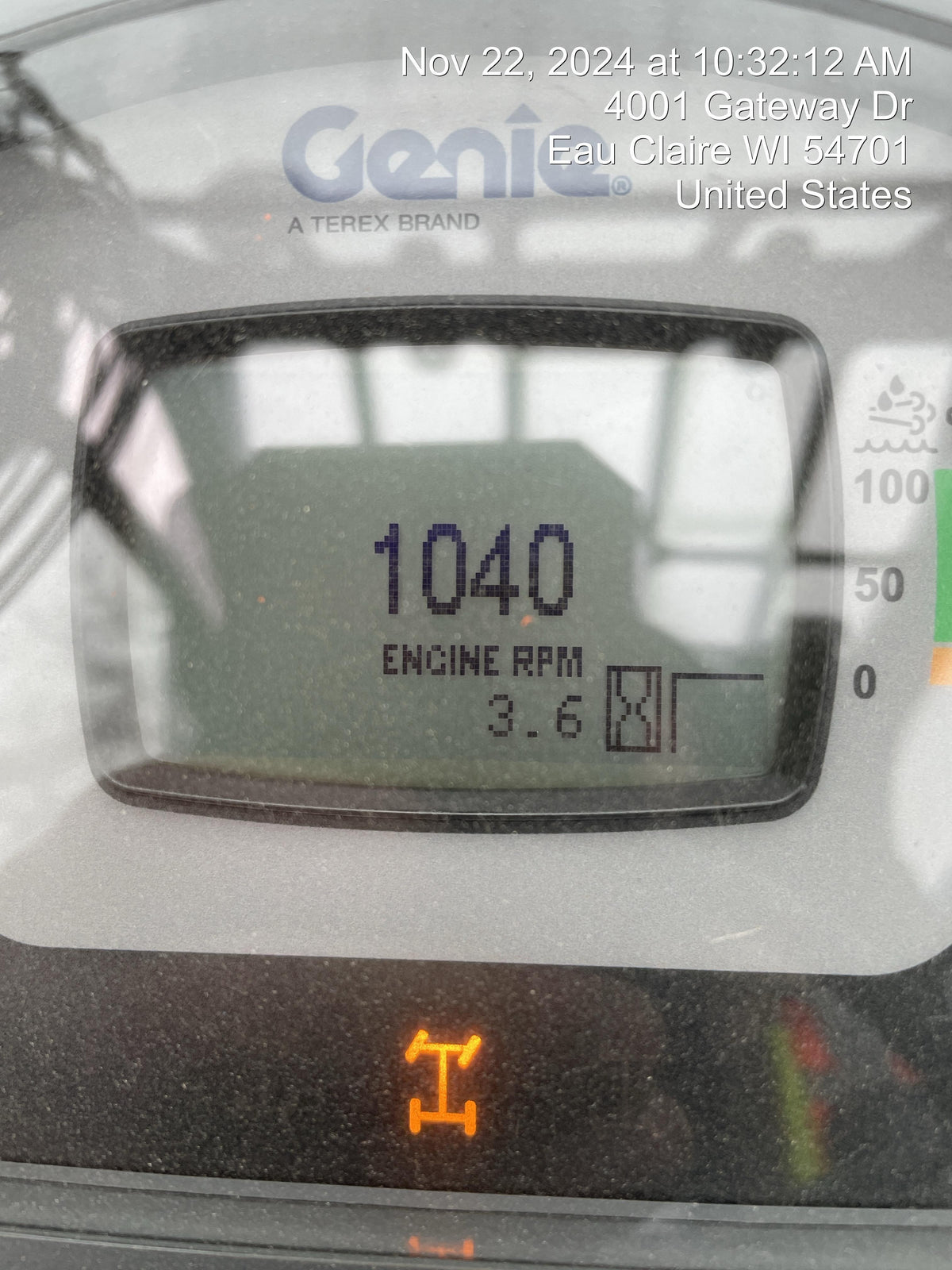 2024 Genie GTH-844 74Hp Dsl, Cab/Heat/Air, Sld Tires, LED WL, Bcn, L Hook, T3 + Access Control